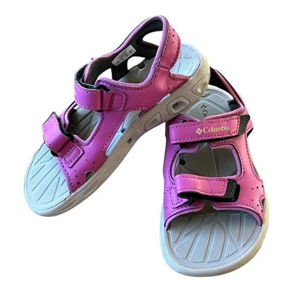 Columbia Other - Columbia Youth Sport Sandals Pink Gray Size 11 Little Kids